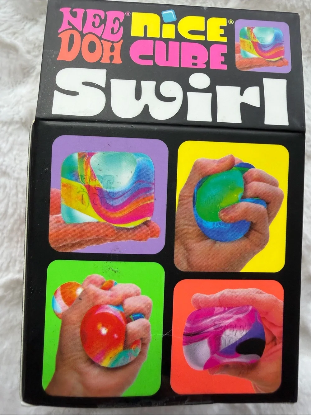 🧡❤️💛✨ **NIB – RARE NEEDOH NICE CUBE SWIRL ORANGE, RED & YELLOW!** ✨💛❤️🧡